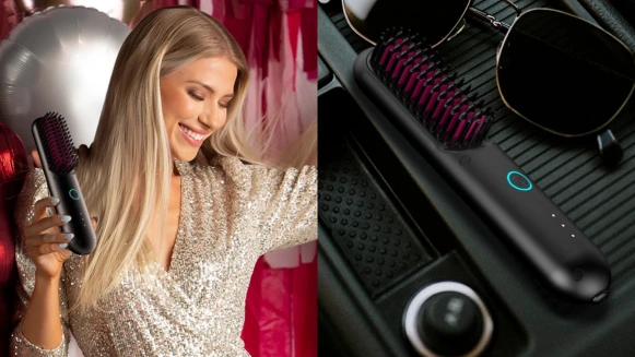 TYMO無線直髮梳登台!五段式溫控、防燙、負離子⋯完全是手殘整理頭髮的救星!