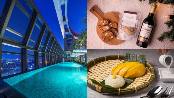 新北耶誕城完續攤！住板橋凱撒大飯店加溫聖誕氣氛，推薦蓮花泰式餐廳帶味蕾起飛