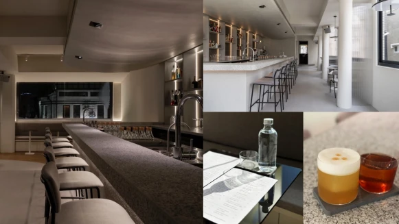 台南酒吧「Hērá」灰白色調顛覆想像！複合式幻變空間中品嚐調酒甜點，新美街微醺新推薦