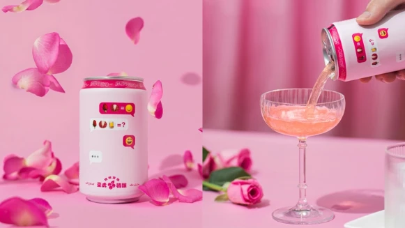 臺虎精釀少女感新口味「朦朧玫瑰荔枝啤酒」上市！粉嫩瓶身、微透紅酒體太夢幻