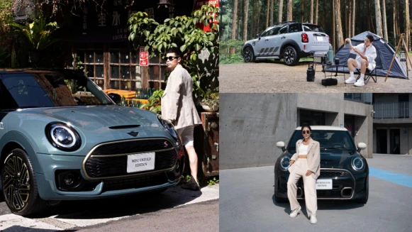 堅持人生信念的他們──昆蟲擾西、莊智淵、雷理莎，以自我步調探索未知前路，風格獨具的他們，都選擇駕馭MINI車款一同耀眼前行！