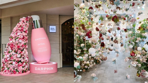 朵法療癒花園派對漂浮玫瑰花海超好拍，還有限定聖誕禮盒