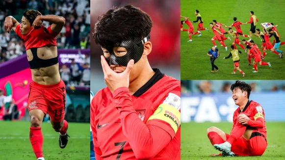 【2022世足】南韓孫興慜助攻黃喜燦踢進致勝球！睽違12年晉級16強賽