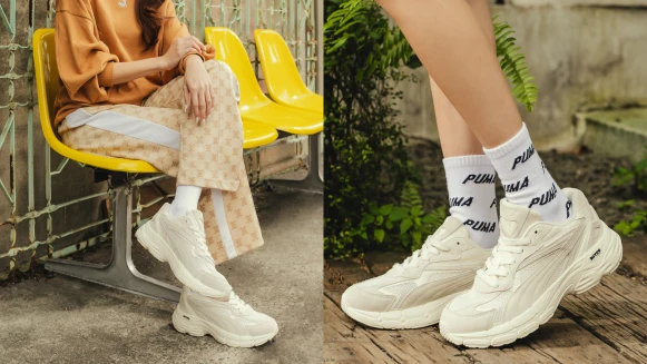 M編找到夢想中的超上鏡百搭神鞋啦！簡約美學、Q彈舒適的PUMA 氮氣漫步鞋TEVERIS NITRO，跑跳無拘束還能打造修長女團腿，不收真的會後悔！