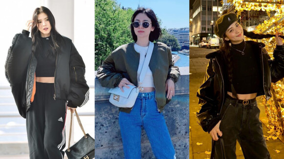跟羽絨衣一樣保暖！韓韶禧、宋慧喬、Jisoo…這樣駕馭飛行員外套