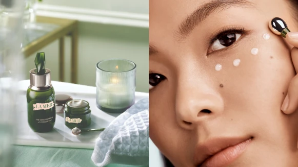 新年新肌會，M編大推La Mer濃萃修復眼霜修護黑眼圈，搭配「空空賞」濃萃雙重修復精華，女生終極保養投資，為自己養出健康好肌！