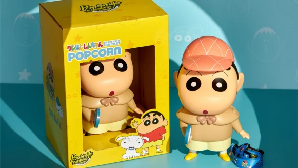 小新迷快衝！卡滋爆米花「蠟筆小新爆米花造型桶」台灣獨家限量開賣