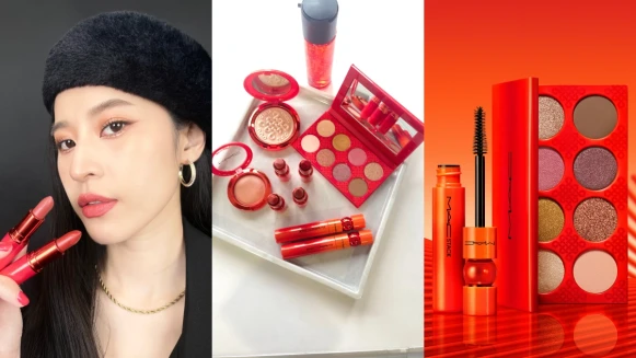 M.A.C 2023新年限定彩妝好吉利!緋紅流金系列仙氣打亮必收,一刷打造白富美財閥千金妝