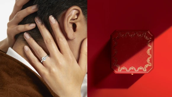 妳不可不知的“5C魅力”！Cartier卡地亞美鑽以無瑕光芒承載真摯情意，讓經典紅盒完美傳遞獨一無二的璀璨之愛！