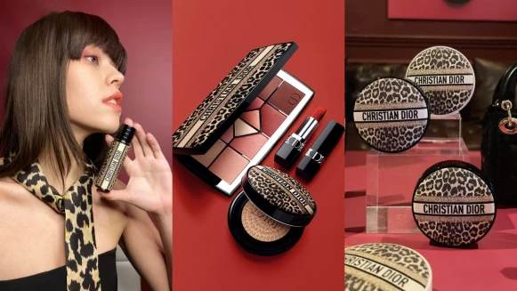 Dior 2023新年豹紋限量系列太時髦!MITZAH圖騰佈滿氣墊、彩盤,還推出香氛世家專屬絲巾
