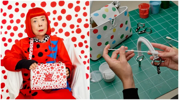 「我無法想像不是藝術家的人生。」草間彌生二度聯手 Louis Vuitton，獨家採訪暢談合作經驗。