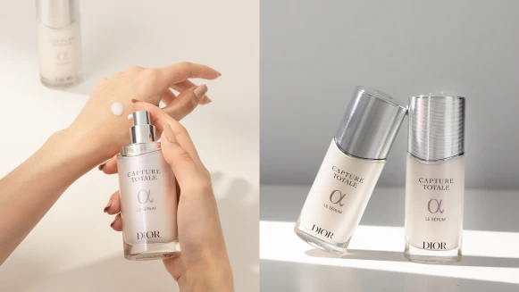 社群討論度最高的神級精華！DIOR＃發光能量瓶幫臉蛋一滴開光、快充膨潤彈嫩能量！來看讓網友一用回不去、徹底淪陷的4大理由！