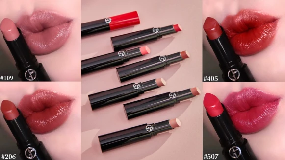 2023年必BUY唇膏! GA #亞曼尼細黑管唇膏全新六色,讓妳新年女王氣場全開~可剛可柔隨性一抹,完美唇色輕鬆擁有!