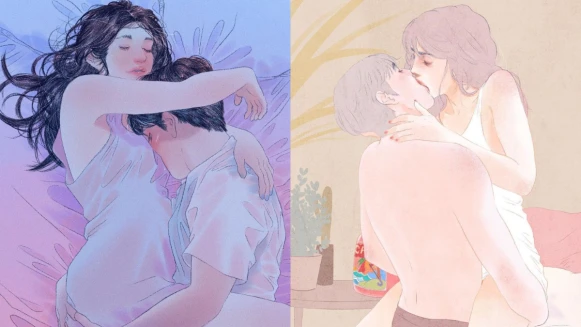 有點色色有點甜!韓國IG情慾插畫家Kim sumin,描繪男女間的親密視角,讓人臉紅心跳!
