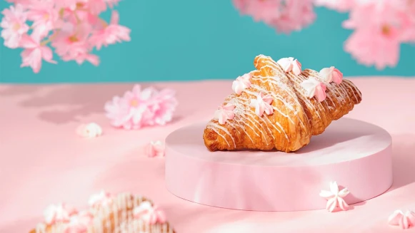 八月堂「粉櫻浪漫可頌」期間限定開賣！超粉嫩外觀讓人少女心大爆發