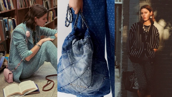 香奈兒2023春夏新包曝光！22包丹寧款、新購物包…超過8款夢幻小香包