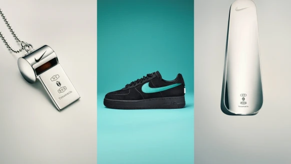 Nike X Tiffany聯名球鞋台灣售價出爐，還推出哨子、鞋刷、鞋拔等周邊