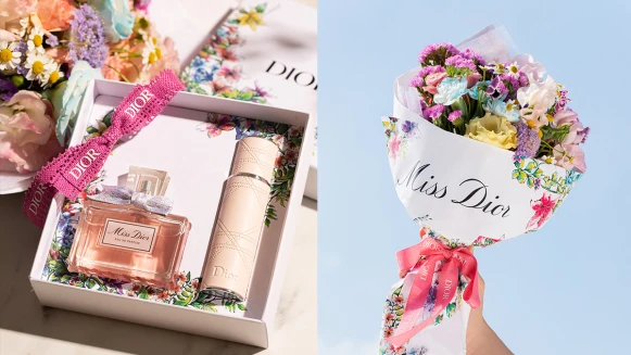 DIOR線上旗艦店果然是戀愛達人啊!4款勾心香氛幫兩人更加分+絕美Miss Dior花束,營造情人節獨家浪漫回憶