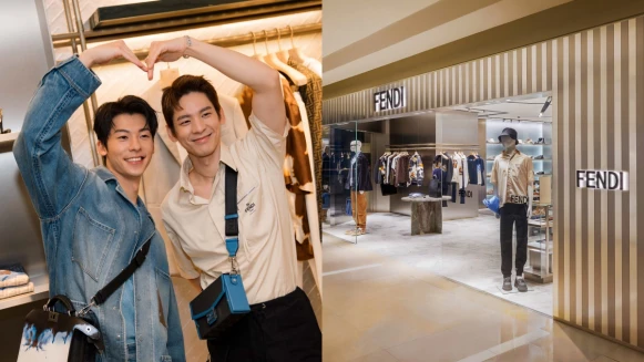 新婚夫夫許光漢、林柏宏現身Fendi台中男裝店，兩大男神的時尚行頭揭曉