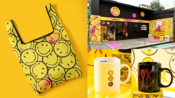 用「黃色笑臉」擊敗負面情緒！瑪黑家居攜手SMILEY推7款正能量聯名，更把門市變潮流籃球場