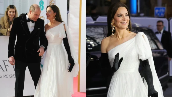 凱特王妃名副其實的舊衣回收之后，不用台幣8百的花卉耳環台灣也買得到