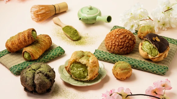 beard papa’s菜單「抹茶泡芙系列」3月限定開賣！大人系苦甜滋味太好吃