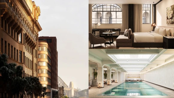 雪梨嘉佩樂酒店3/15開幕！世界文化遺產傳奇變身，座落中央商務區，揉和建築與藝術的奢華住宿