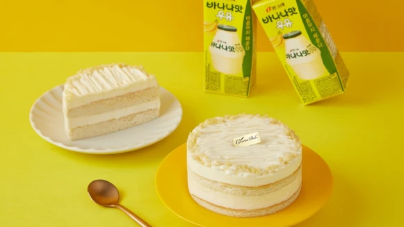 起士公爵X韓國Binggrae推「香蕉牛奶生乳酪蛋糕」！限量500顆，要吃要快