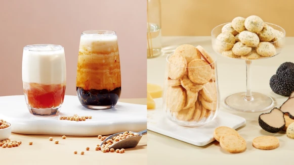 85度C「豆奶系列飲品」新登場！鮮奶品項可換無糖豆漿，加碼推手工餅乾