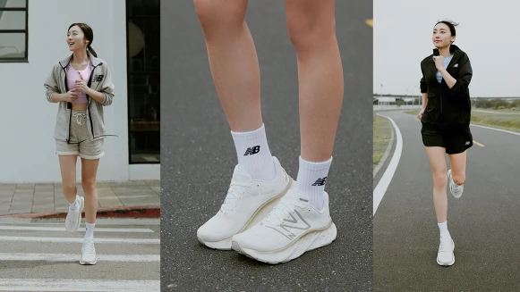 跑步女生最魅力！席惟倫與MC野女孩穿上最Q彈的NB Fresh Foam X，推薦私心偏愛最Chill跑點，讓妳跑出最有感的生活態度！