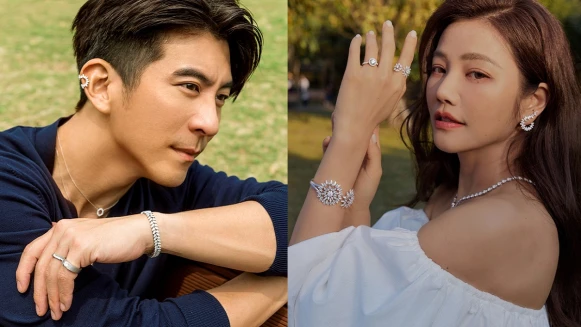 各自遇見完美愛情的修杰楷、許路兒，戴上Hearts On Fire經典鑽戒與Aerial系列鑽飾，用幸福火光告訴大家：「愛，無所不在！」