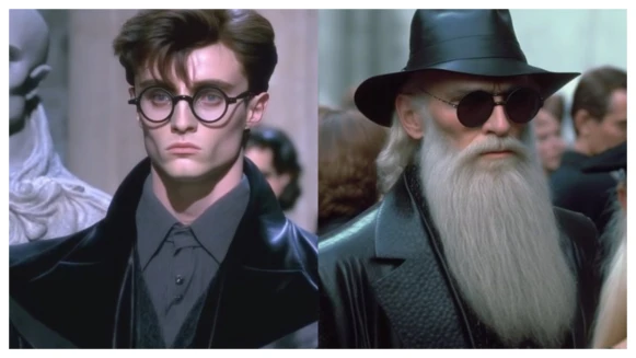 Balenciaga 大舉入侵霍格華茲，AI技術讓哈利波特、鄧不利多、榮恩、海格變型男！