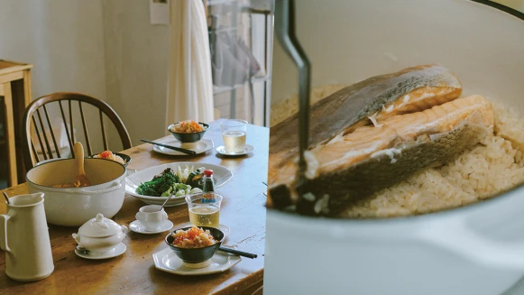 飲食工作者李昉容分享一鍋到底方便料理「鮭魚炊飯」食譜必收