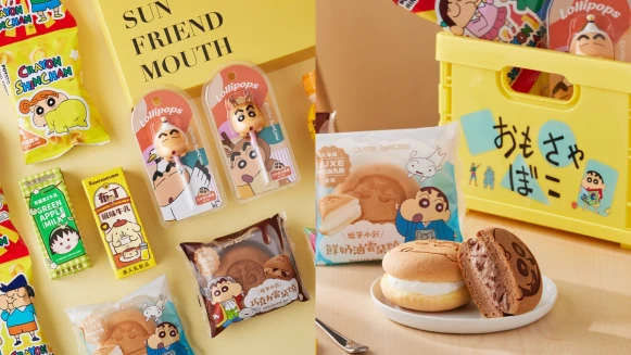 蠟筆小新、小丸子、布丁狗8款超萌零食飲料這裡買 ！必喝布丁牛乳