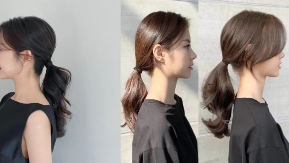 韓系知性低馬尾綁髮教學:位置怎麼抓?髮圈怎麼藏?綁好馬上飄仙氣!