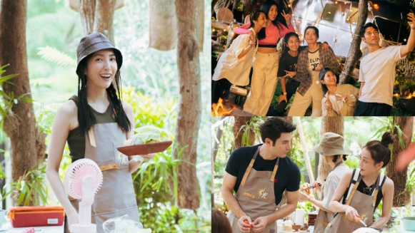 《光露營就很忙了》做早餐就忙慘!林心如上桌女兒同款,楊謹華烤焦漢堡?