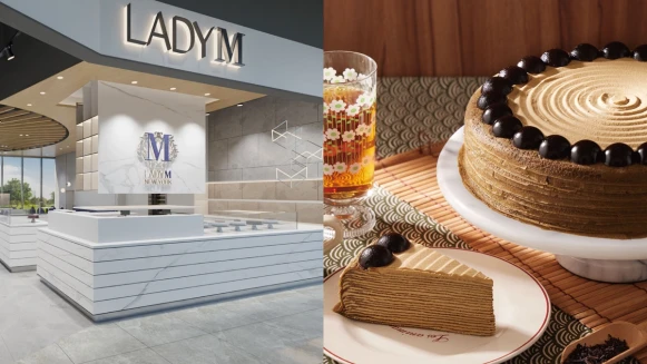 Lady M開新店了！全新進駐台中LaLaport，推出新口味「焙茶千層」