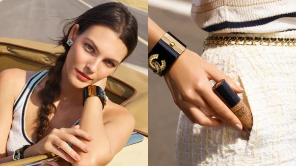 使上了妝的肌膚要水有水、要光有光!美容編輯群大推的香奈兒原生美肌全新底妝,讓夏天長時間帶妝輕盈、服貼、舒適,隨心綻放法式裸光底妝之美!