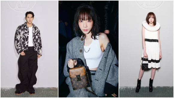 李聖經、鄭浩妍、SEVENTEEN珉奎、NewJeans Hyein、少女時代太妍都來見證歷史,Louis Vuitton 把漢江潛水橋變伸展台,首場早秋服裝秀又美又有個性!