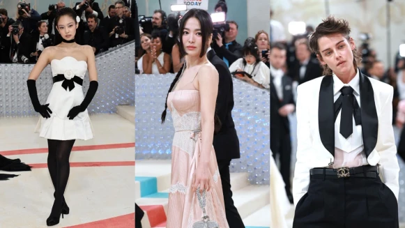 2023 Met Gala女星髮型亮點：宋慧喬公主切、Jennie 盤髮⋯克莉絲汀史都華短髮超吸睛