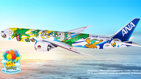 ANA全日空「寶可夢彩繪機」重返天際！皮卡丘、噴火龍打造雲海最可愛風景，航線、紀念品一次看