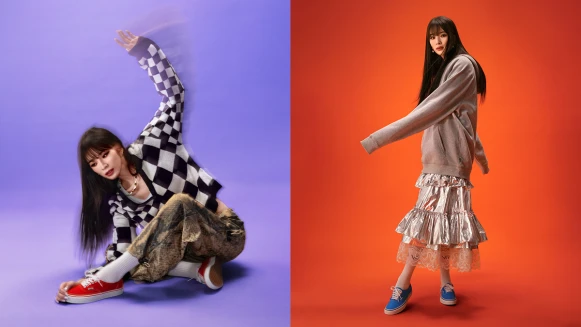 春夏季節的天選之鞋就是它！時尚潮流穿搭女王Irene Kim大愛的Vans Authentic魅力開啟，就連安柏兒、Julia、Rin與Mindy也被燒到搶先穿上！