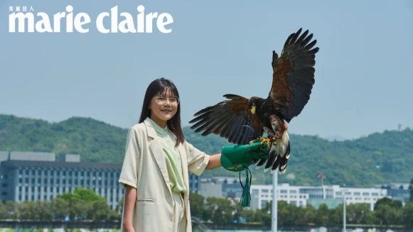 Gen Z/撐過血癌、截肢難關!「美人腿」少女沈利倩關懷生態 和老鷹一起展翼翱翔