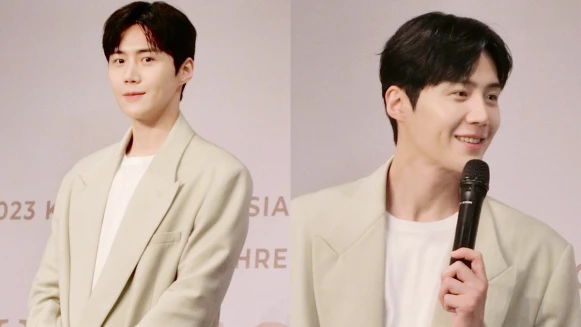 金宣虎奶油肌太迷人！自曝從小就愛笑：「面帶笑容才會有好事發生。」