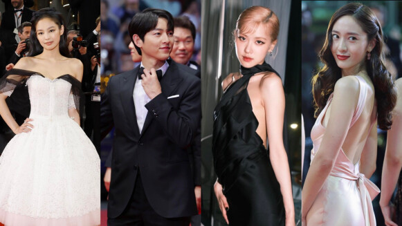 2023坎城影展開跑！宋仲基、Krystal眾韓星初登場，明星紅毯造型全記錄