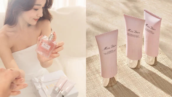 不肯鬆開你的手!與男友的撒嬌系香氛,讓人好想依賴~迪奧Miss Dior身體系列瞬間喚醒戀愛美好時刻