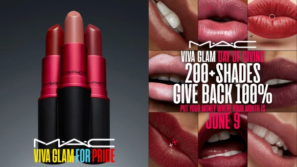 M·A·C邀您一起響應薇拉葛蘭公益日 不只公益唇膏,你愛的明星子彈X爆款唇釉都將100%捐出營收 今年6月9日!錢錢不只變成唇膏,還能改變世界!