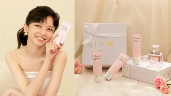「初戀系女孩」陳姸霏來了!水嫩肌膚+清爽活力玫瑰香《MISS DIOR玫瑰沐浴儀式》讓她無時無刻都自帶閃光!初見就有好人緣!