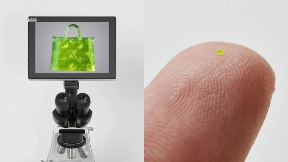 MSCHF新作「微型LV包」拍賣成交價高達200萬元！小到一粒鹽巴都裝不下、用顯微鏡才看得到