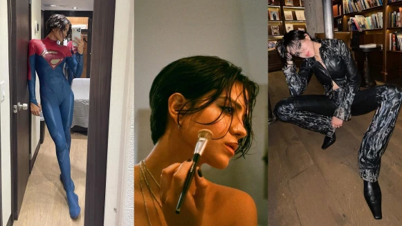 《閃電俠》超少女Sasha Calle私下率性又火辣!濕潤感短髮+煙燻妝成招牌